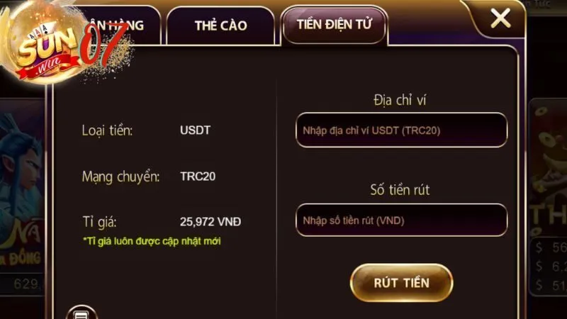 Nhận Thưởng Rút Tiền Sunwin Nhanh Chóng